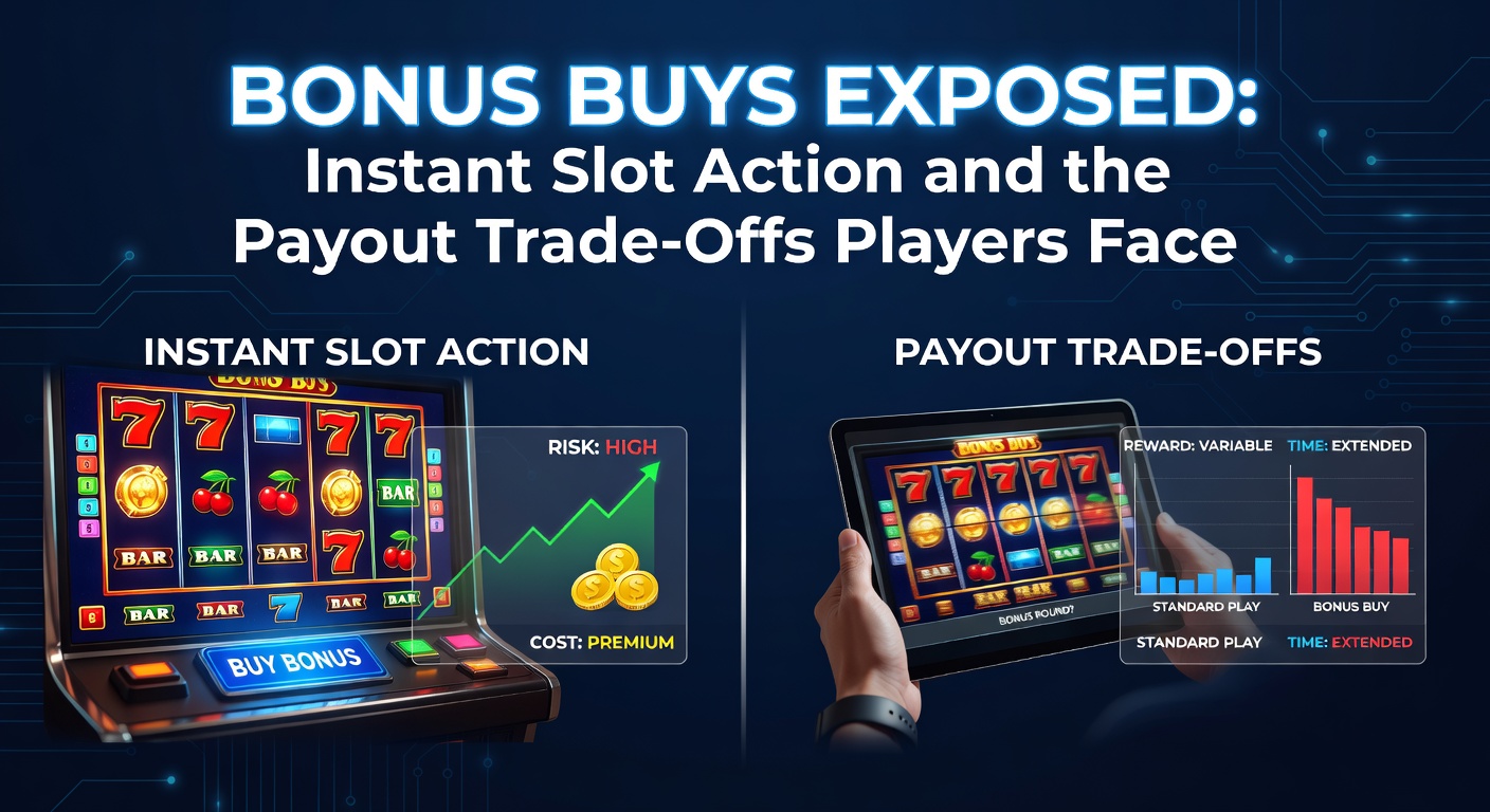 Vibrant slot machine screen displaying a bonus buy option with glowing reels and jackpot symbols ready for instant activation