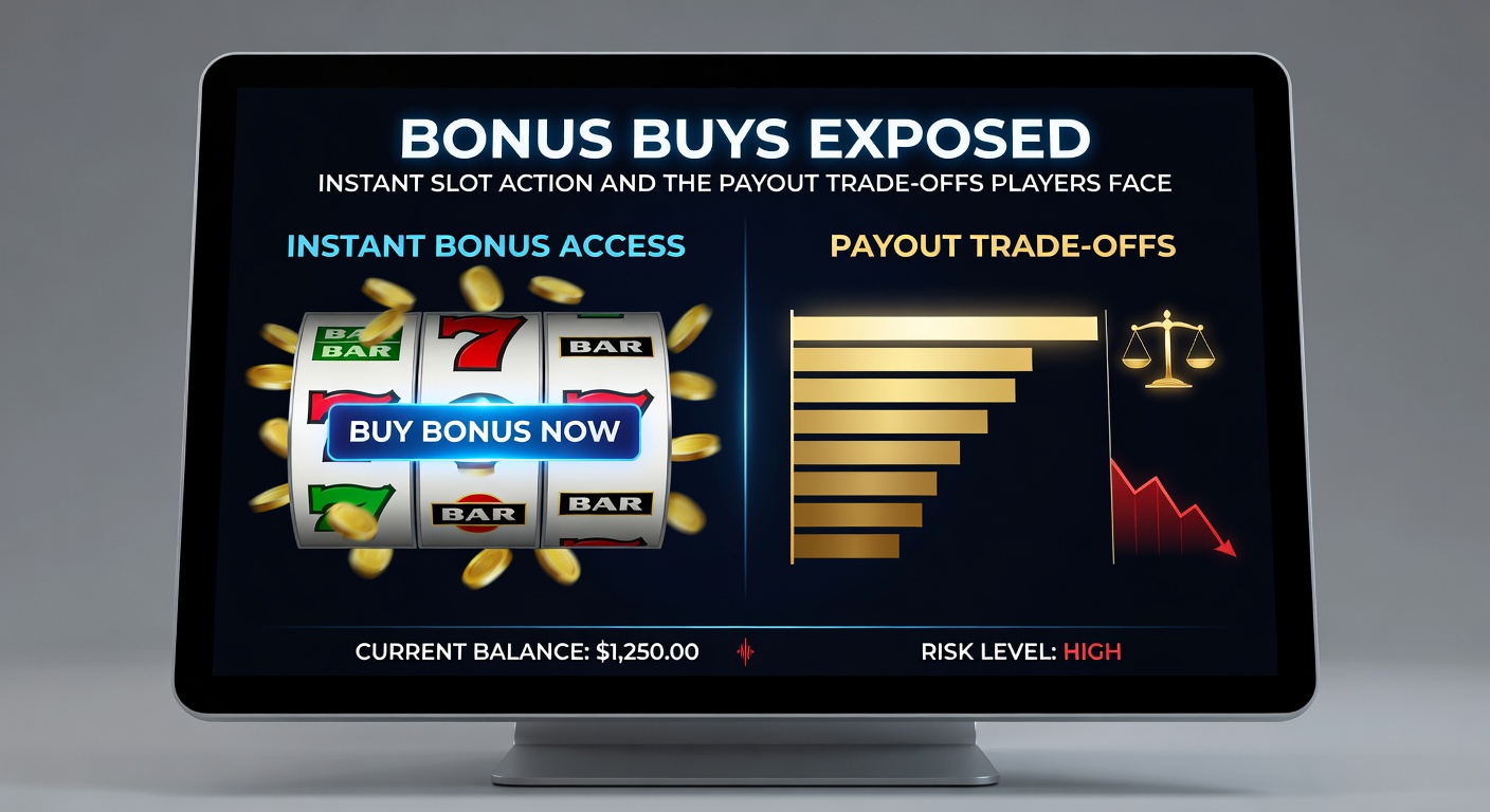 Close-up of a slot bonus buy interface showing payout multipliers, cost buttons, and animated feature previews during a high-stakes spin sequence