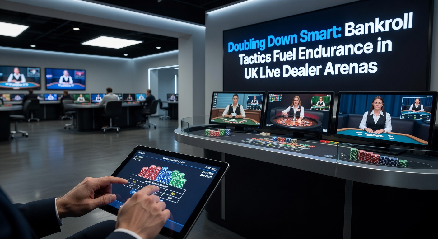 Graph showing bankroll curves over time in live dealer games, highlighting steady growth with disciplined tactics versus sharp declines from poor management