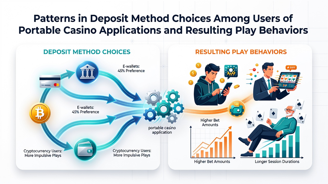 Mobile casino app interface showing various deposit options including cards, e-wallets, and bank transfers on a smartphone screen