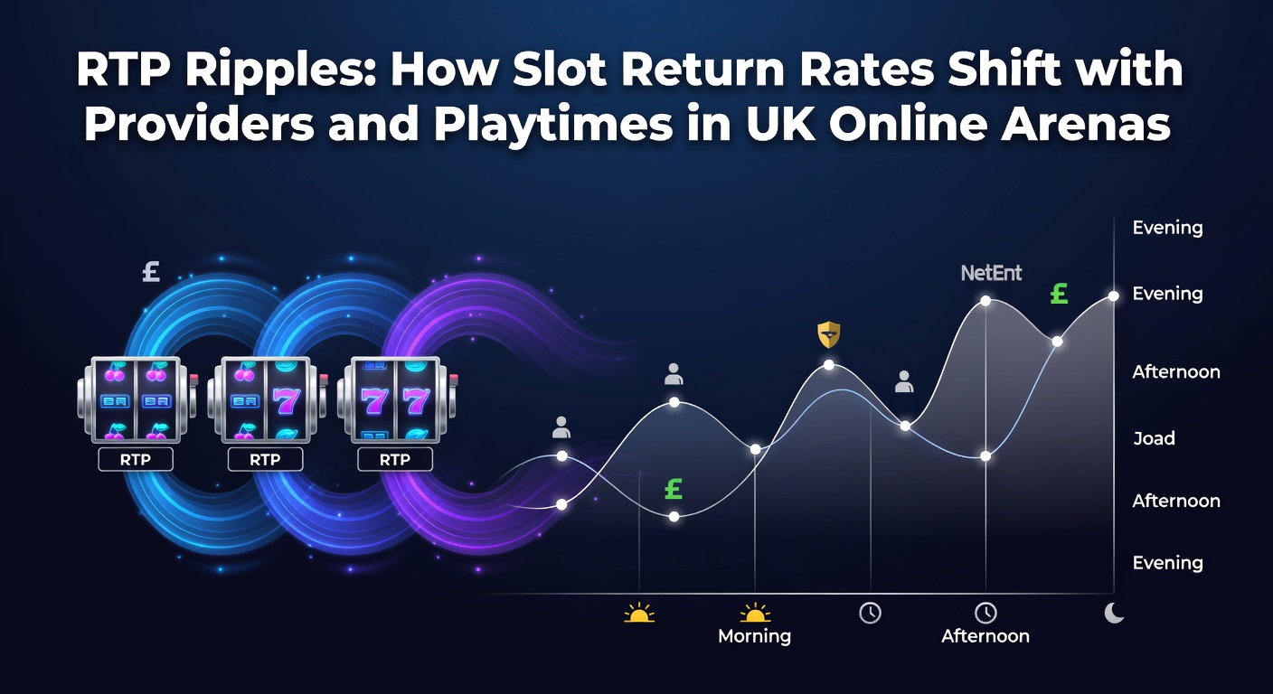 Visual representation of RTP fluctuations in slot games across different providers and session lengths